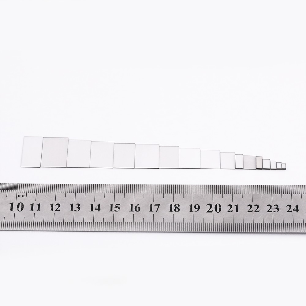 Monocristal de diamante CVD de tamaño rectangular de 3-20 mm