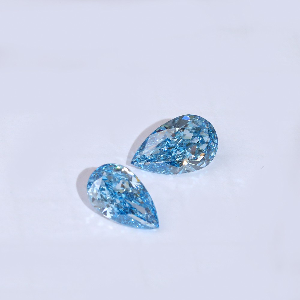 Amplia gama de parámetros Múltiples stocks Forma de pera Diamantes sueltos Diamantes azules CVD