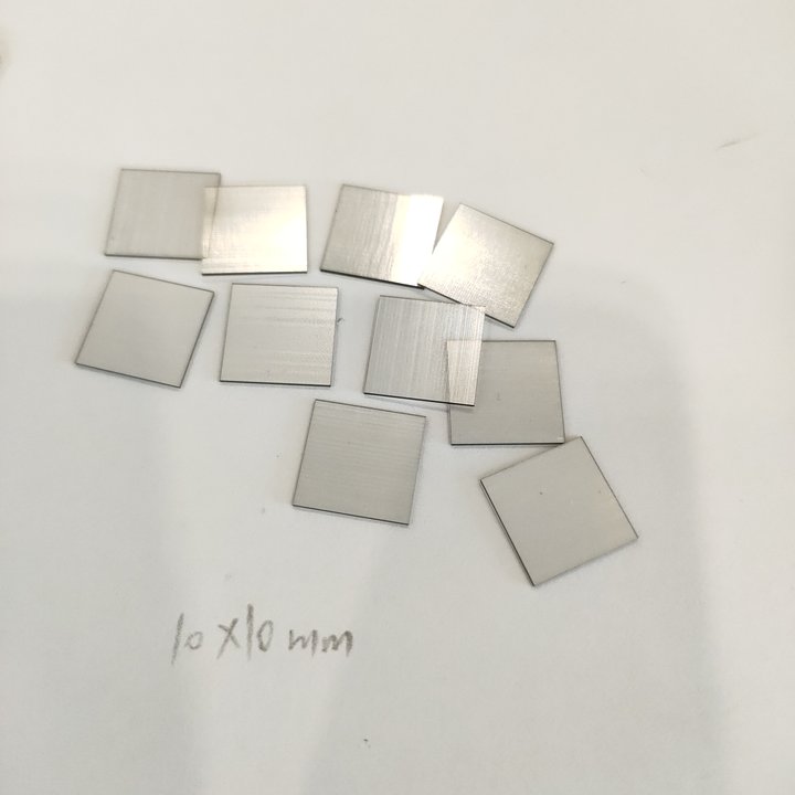Placa de diamante monocristalino CVD de 10 x 10 mm