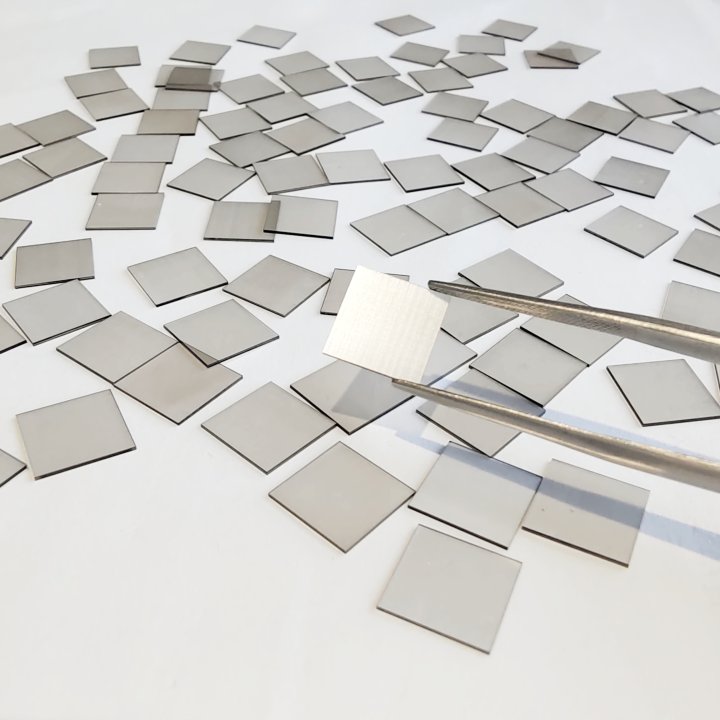 Placa de diamante monocristalino CVD de 10 x 10 mm