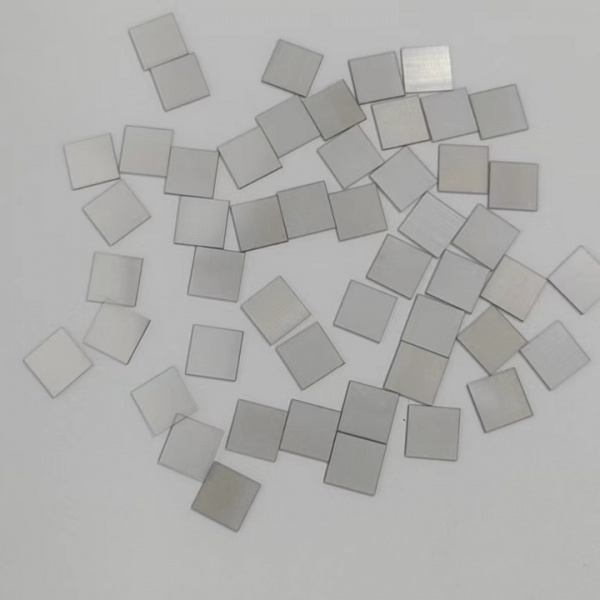 Placa de diamante monocristalino de 7 x 7 mm