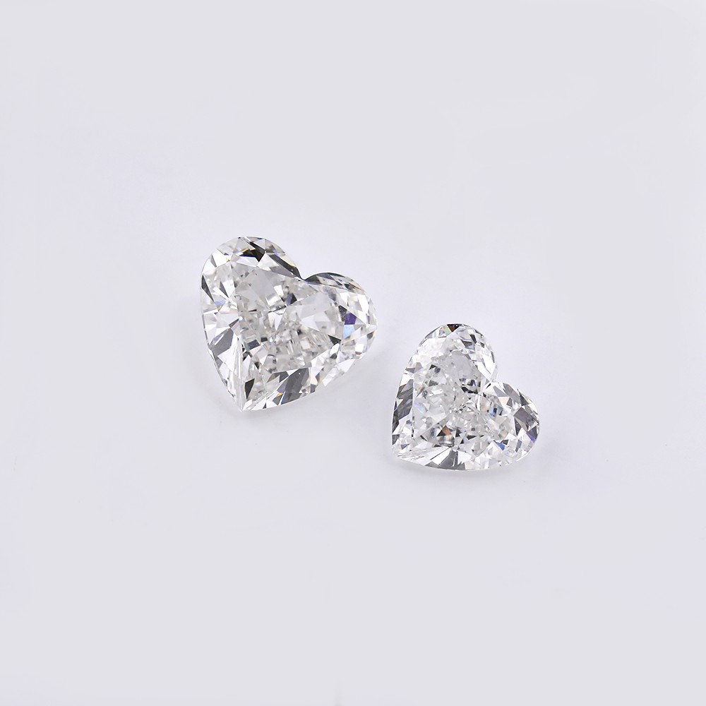 Más stock Corazón cortado Diamantes sueltos CVD Diamantes sueltos blancos