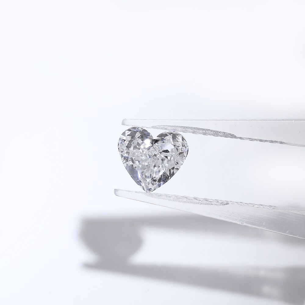 Más stock Corazón cortado Diamantes sueltos CVD Diamantes sueltos blancos