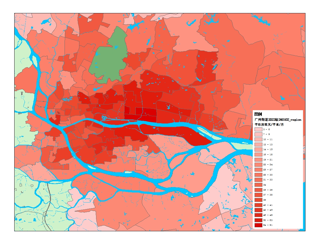 广州全市街道边界参考图层（2023）简介