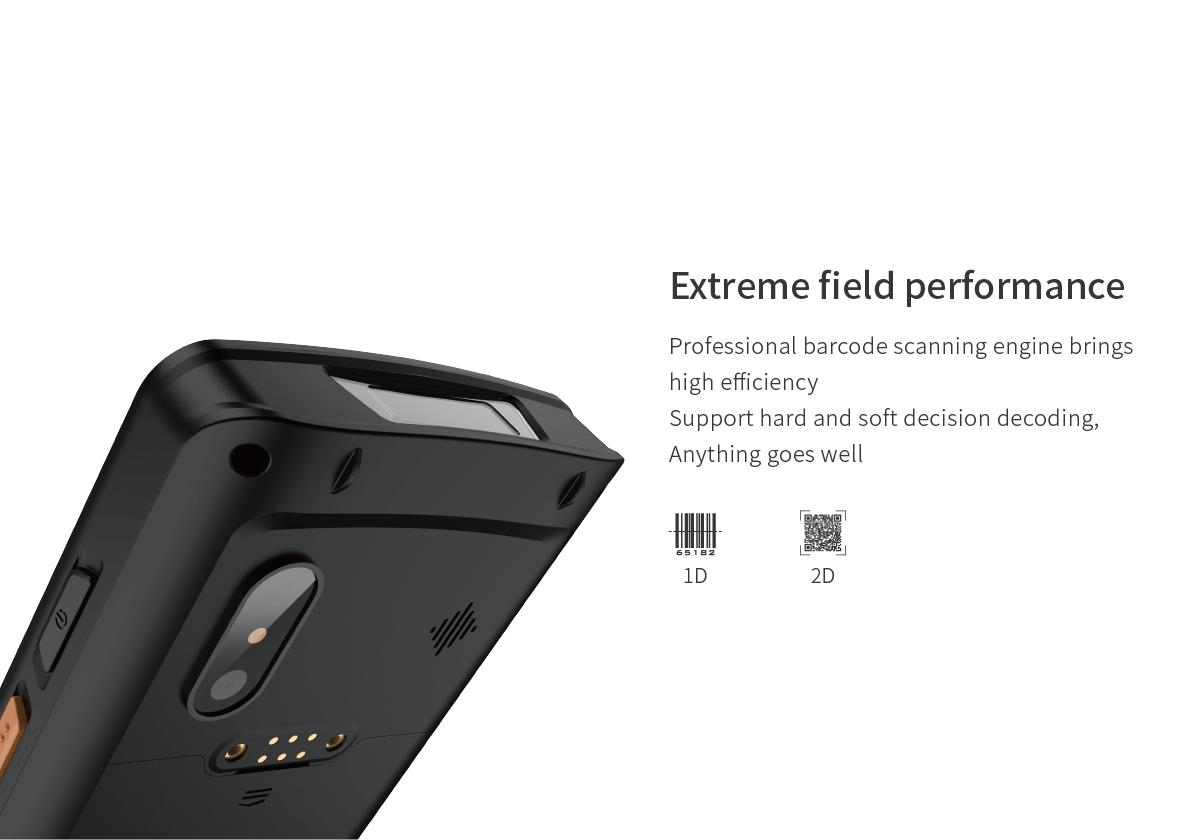EM-T40 4 Inch outdoor keypad Android Rugged Handheld & 26-key keypad PDA4