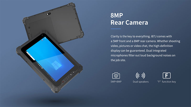 EM-I87J 8 Inch outdoor windows/win Rugged Tablet&MIL-STD 810G tough tablet3