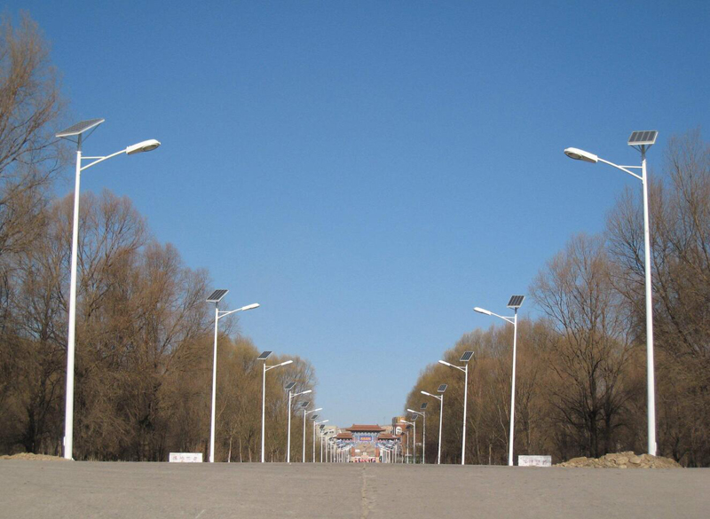 湖北十堰市某鎮太陽能路燈工程案例