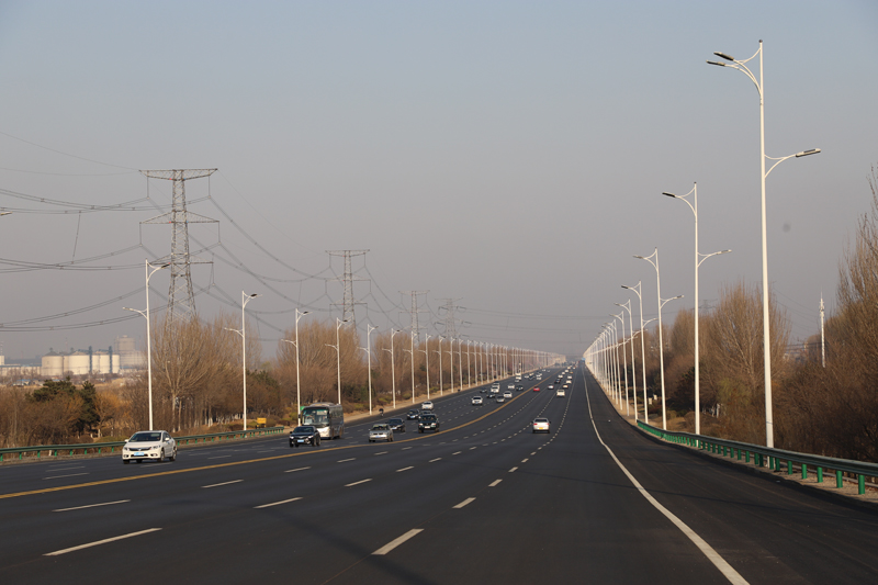 遼寧省大石橋金牛山路和官湖縣路燈安裝案例