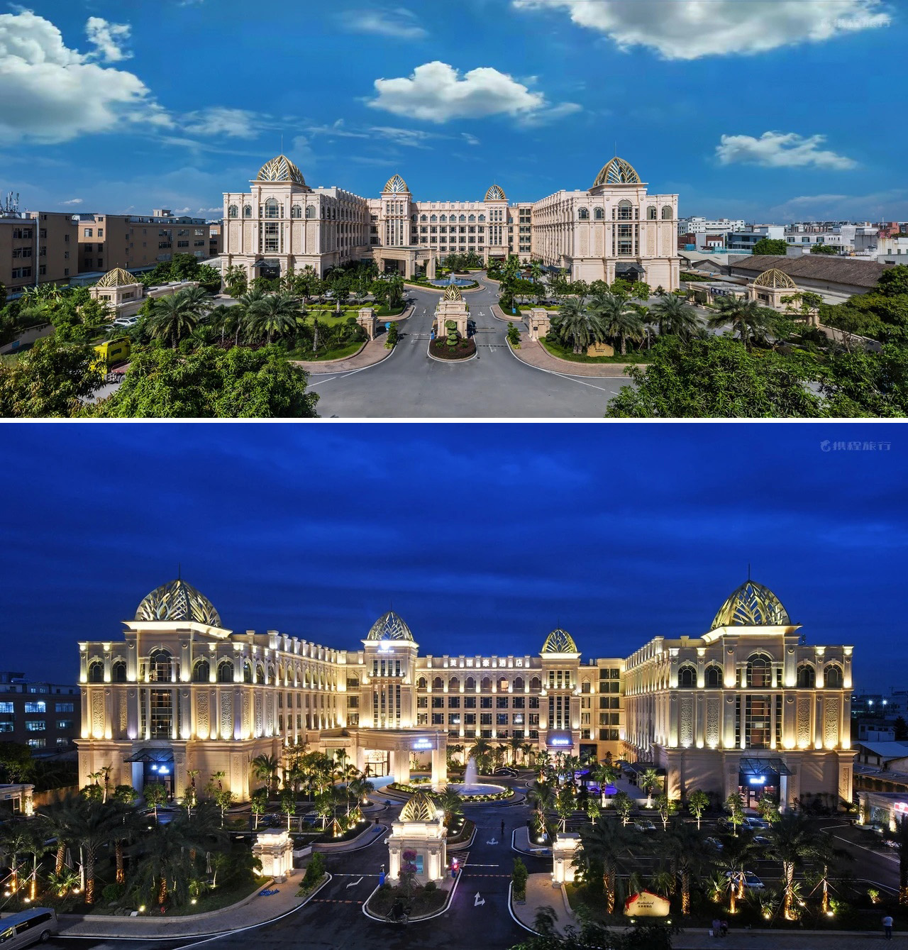 营业中的美丽豪酒店，壮观大气豪华适适。