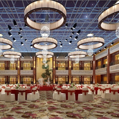 3B1113-61多功能厅效果图  