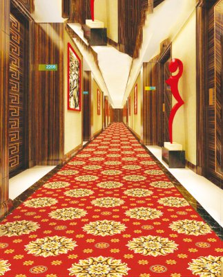 酒店客房走廓宴会厅印花地毯