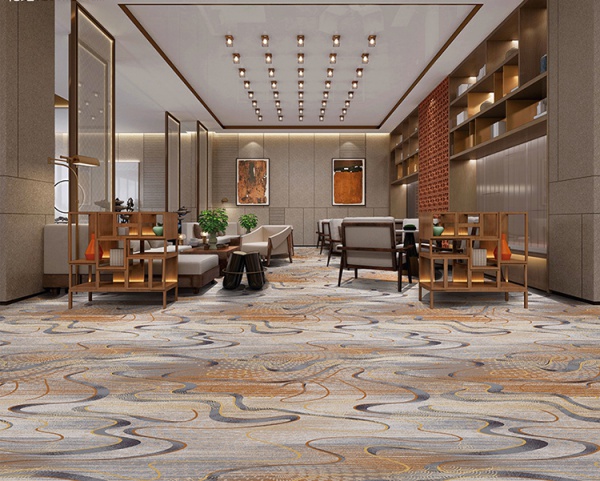 现货酒店宾馆宴会厅地毯定制