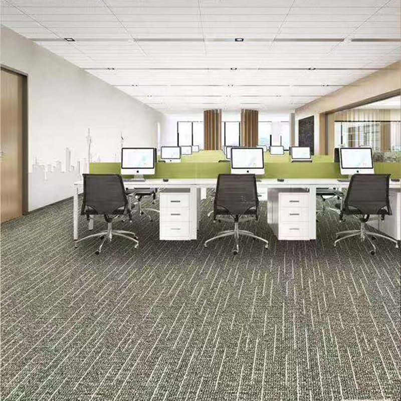 簇绒满铺酒店办公地毯丙纶提花现货地毯