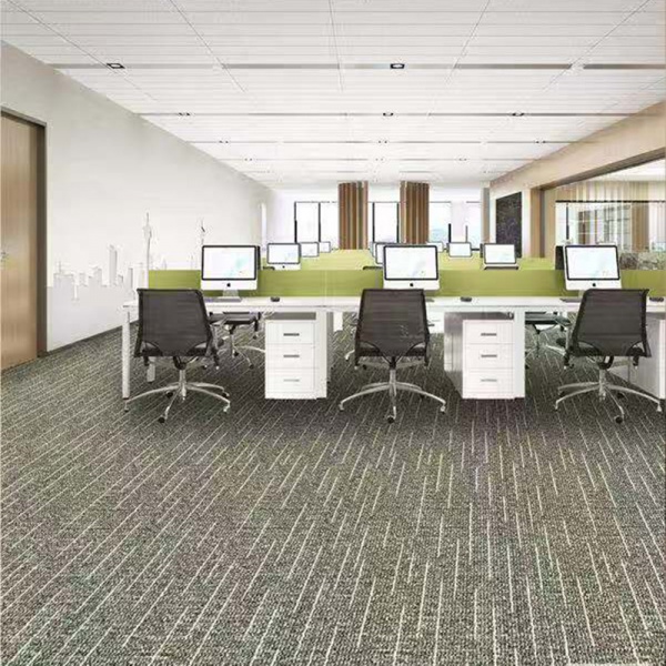 簇绒满铺酒店办公地毯丙纶提花现货地毯