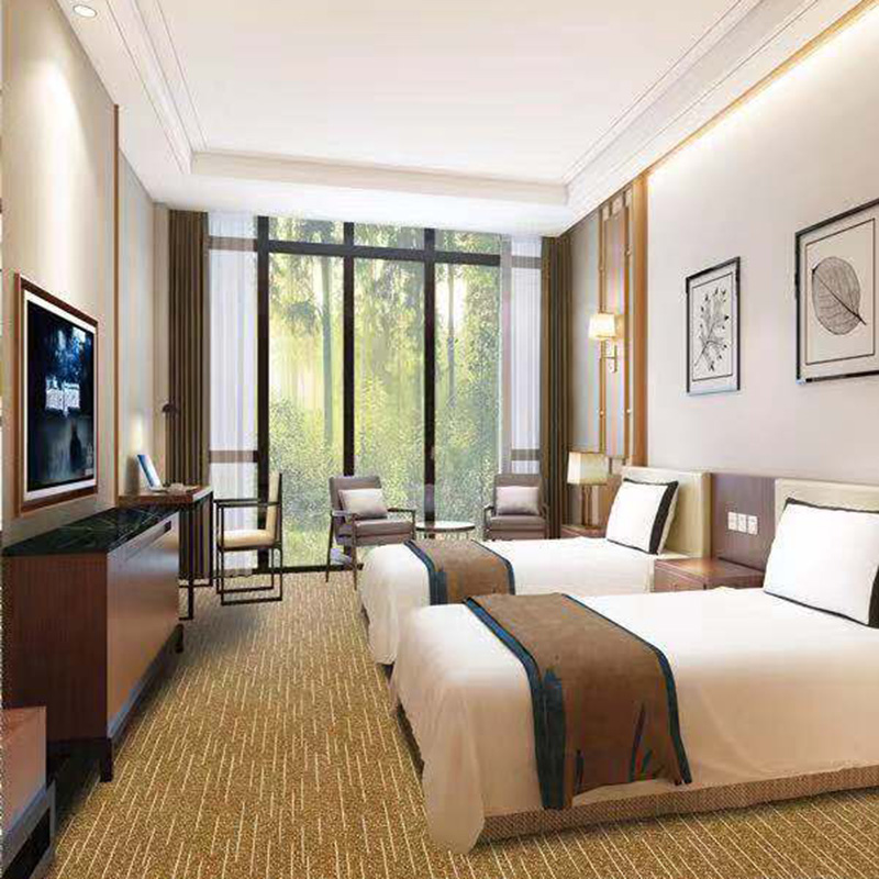 簇绒满铺酒店办公地毯丙纶提花现货地毯