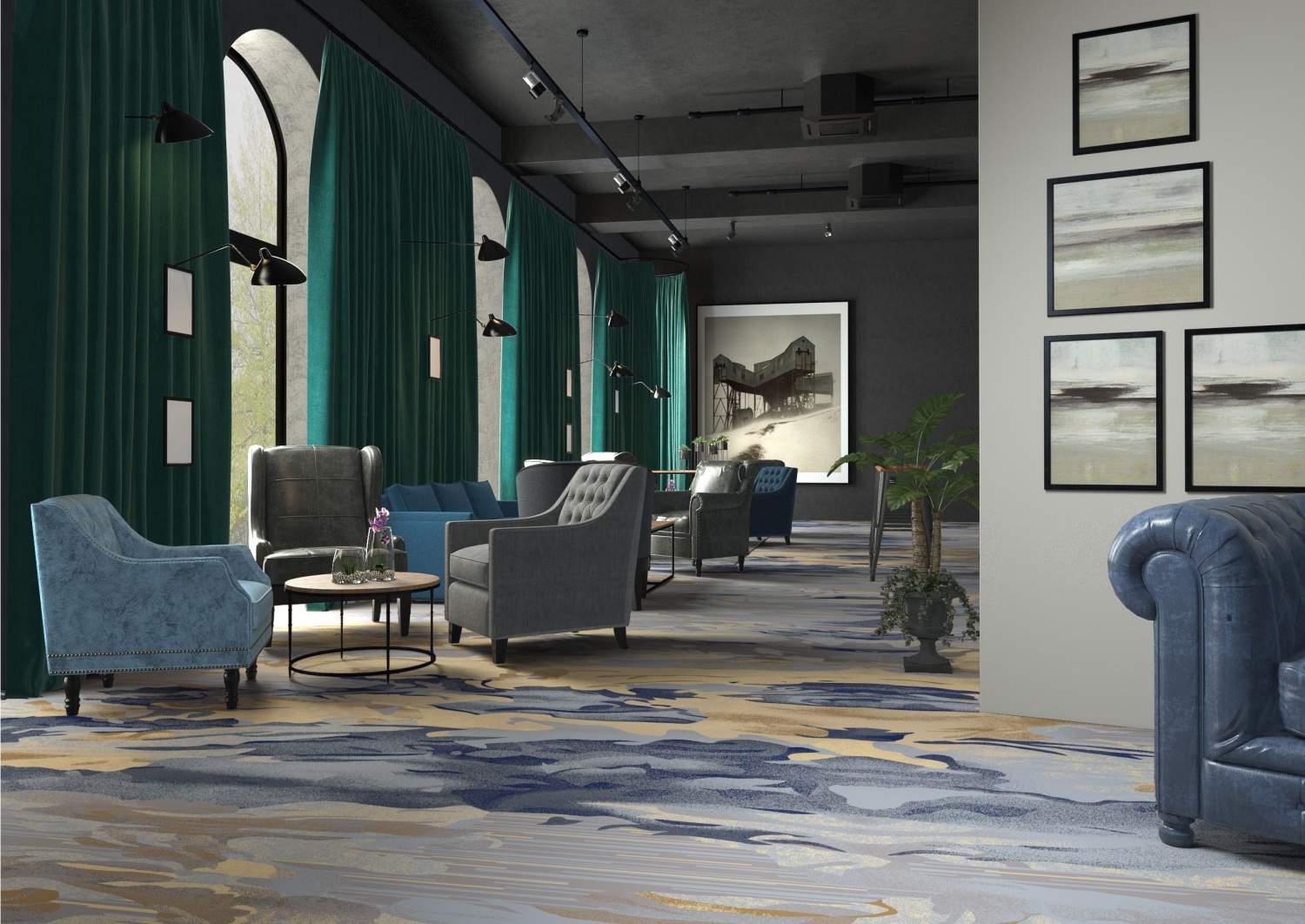 酒吧KTV定制地毯