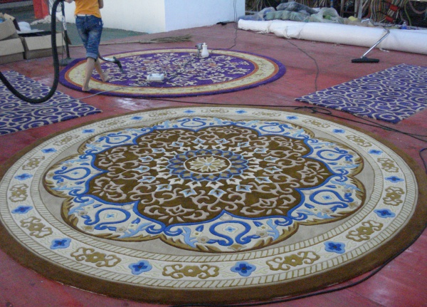 手工地毯，大堂地毯