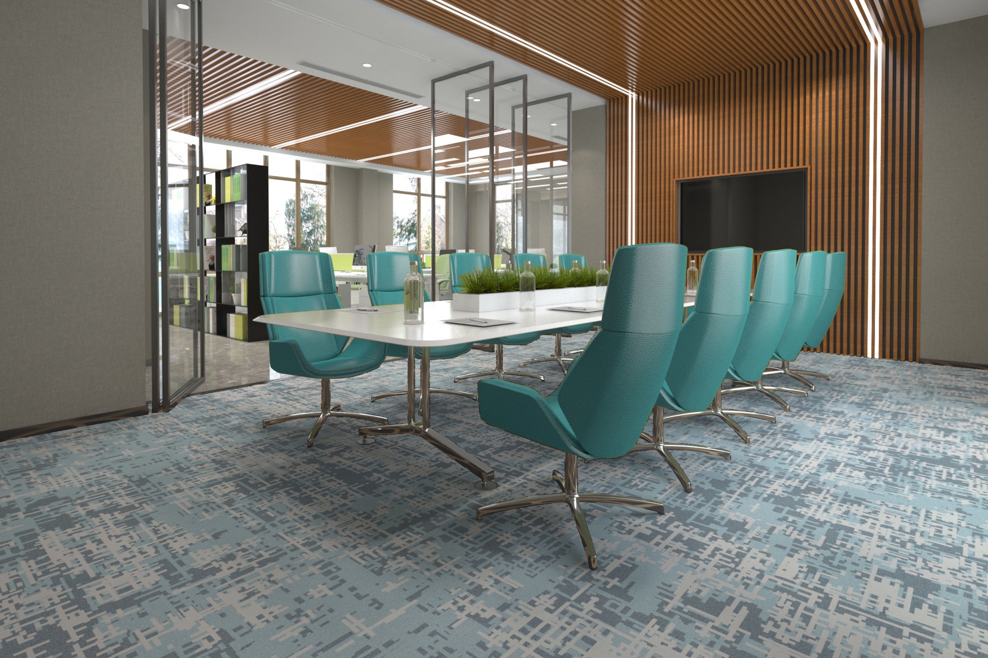 办公地毯，拼块地毯