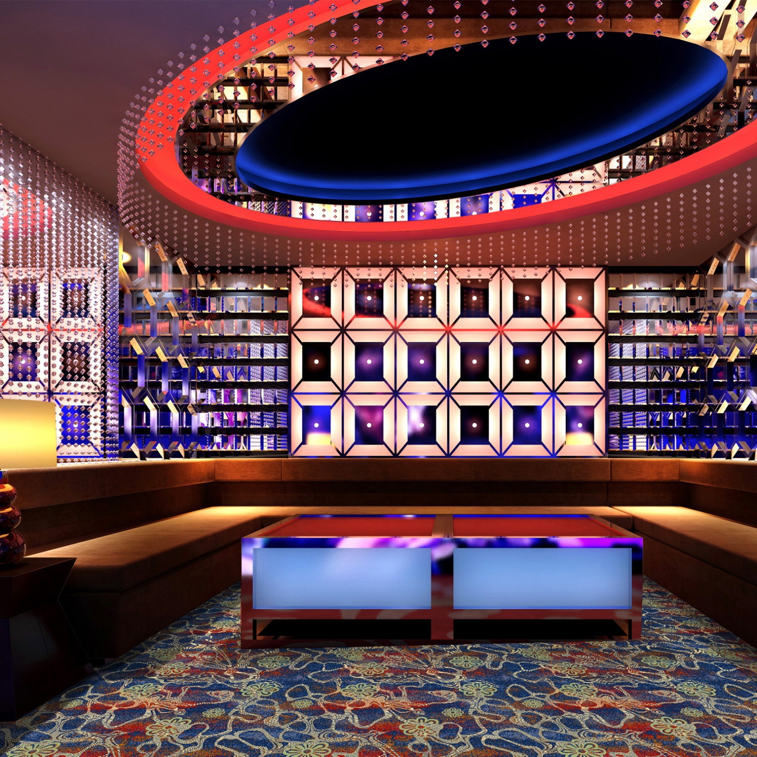 3K1295-30 KTV包厢效果图