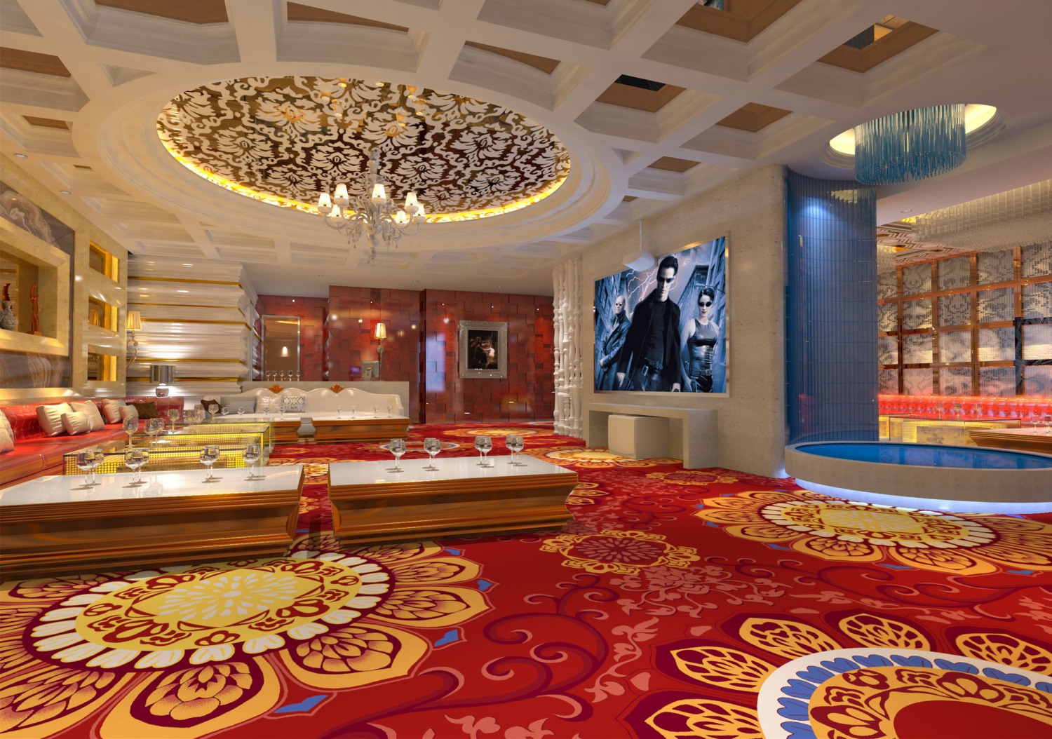 KTV酒吧地毯，酒店客房地毯