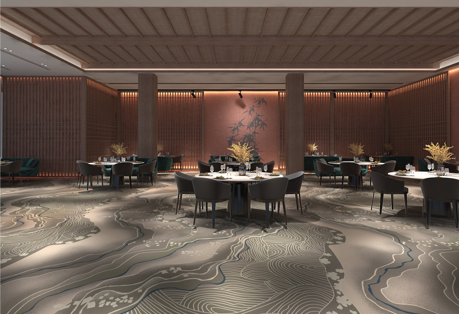 现货酒店客房宴会厅走廓地毯可定制