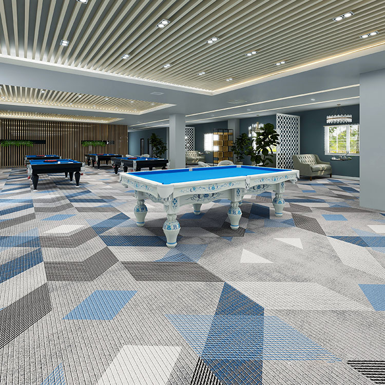 现货酒店地毯 台球室 印花地毯 定制