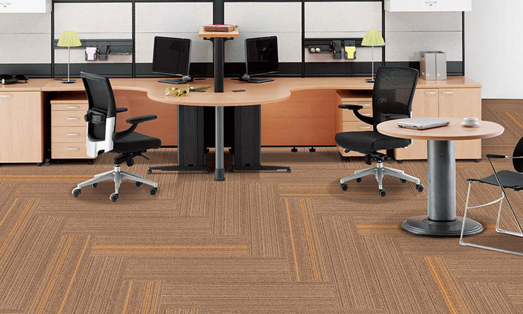 写字楼办公室拼块地毯