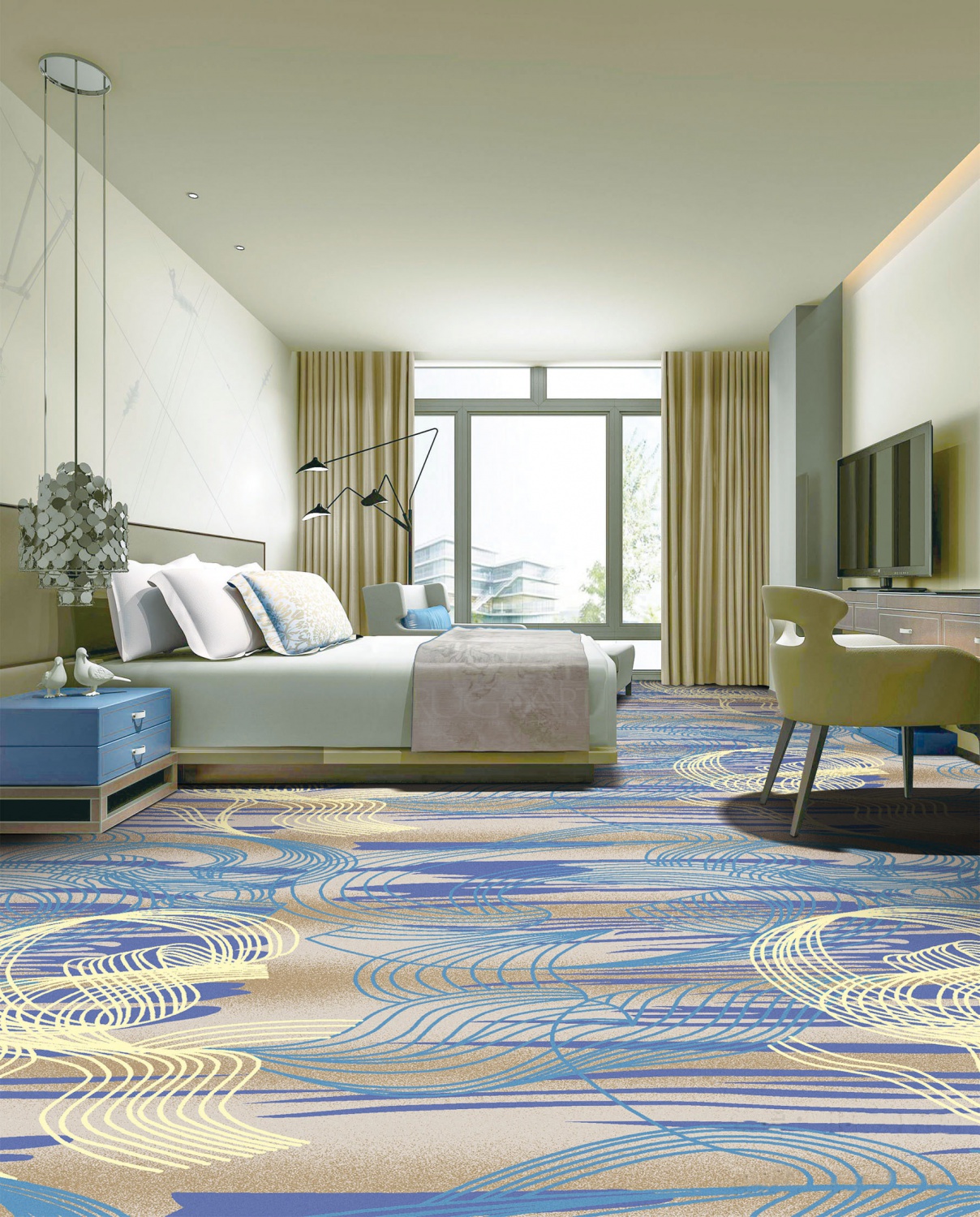 宾馆酒店客房地毯