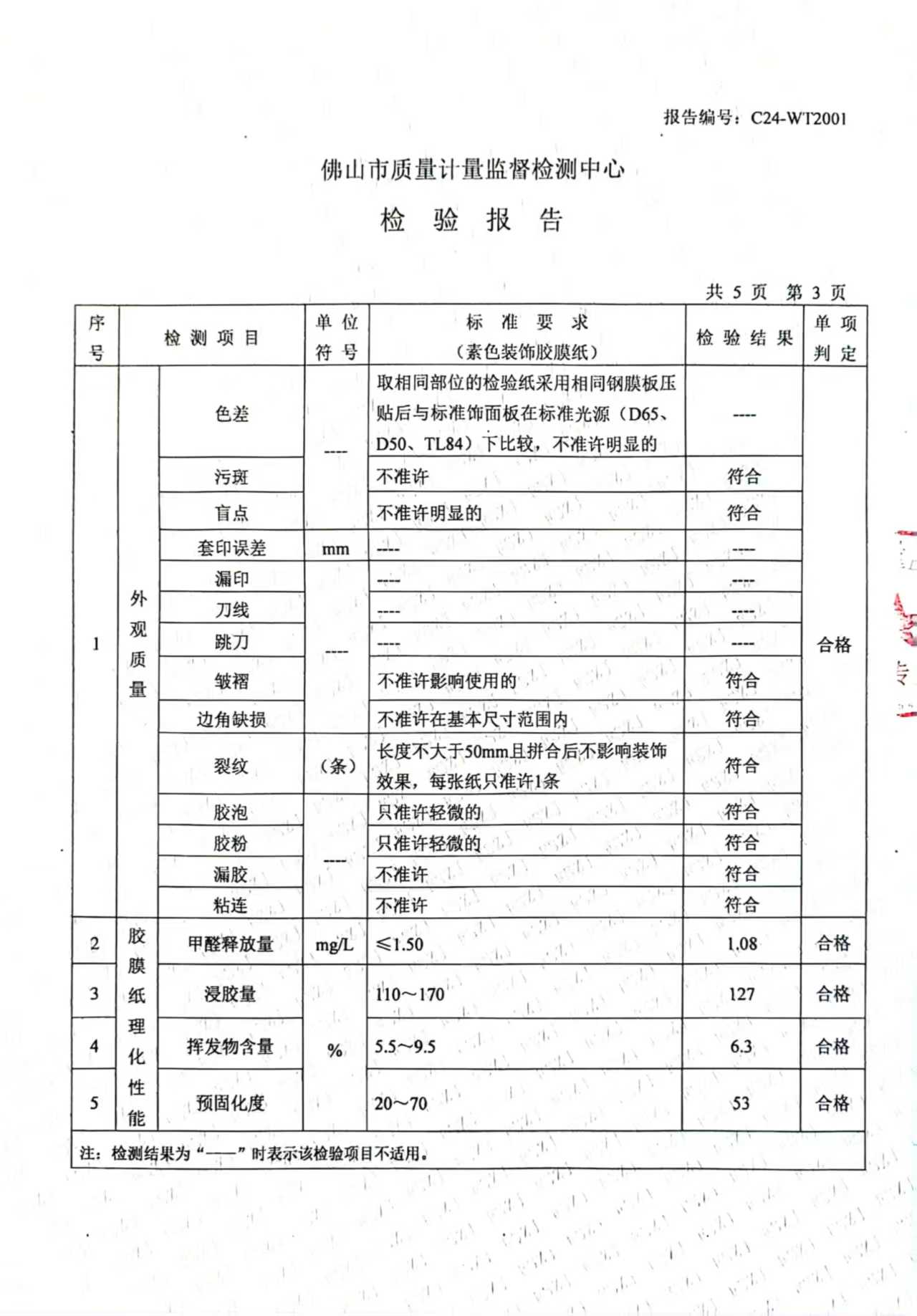 Quality Inspection Report 3