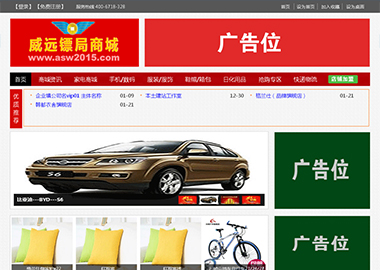 在线商城网站建设案例