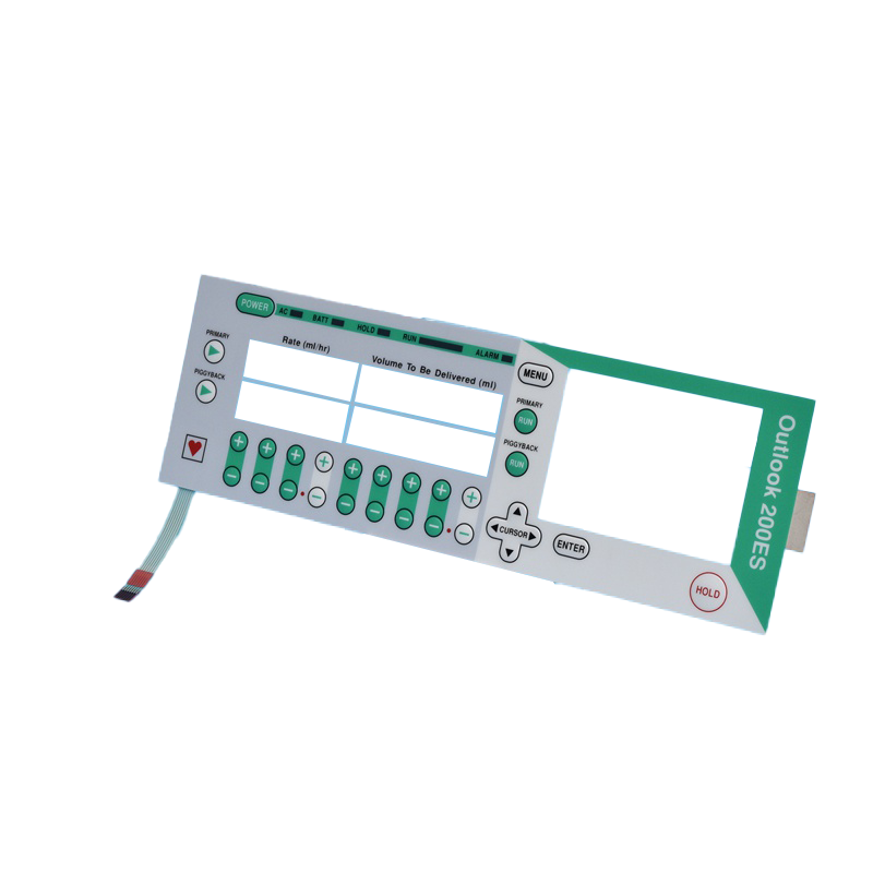 Membrane Switch with Clear Window