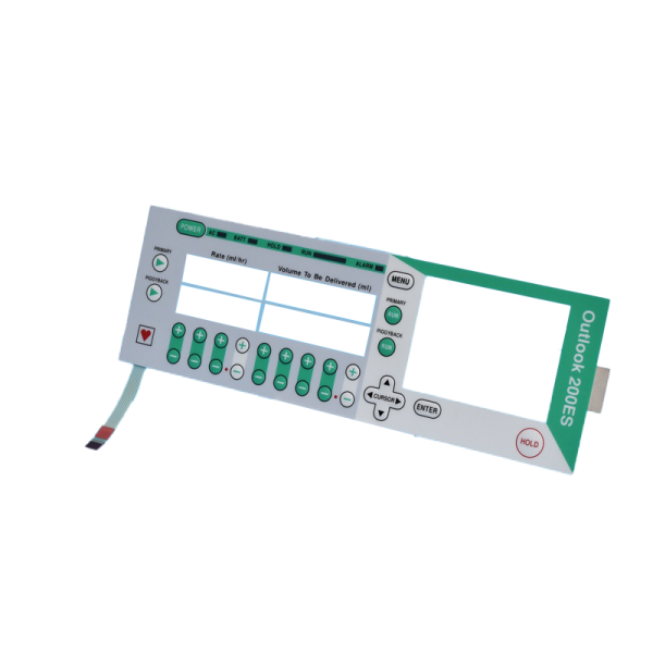 Membrane Switch with Clear Window