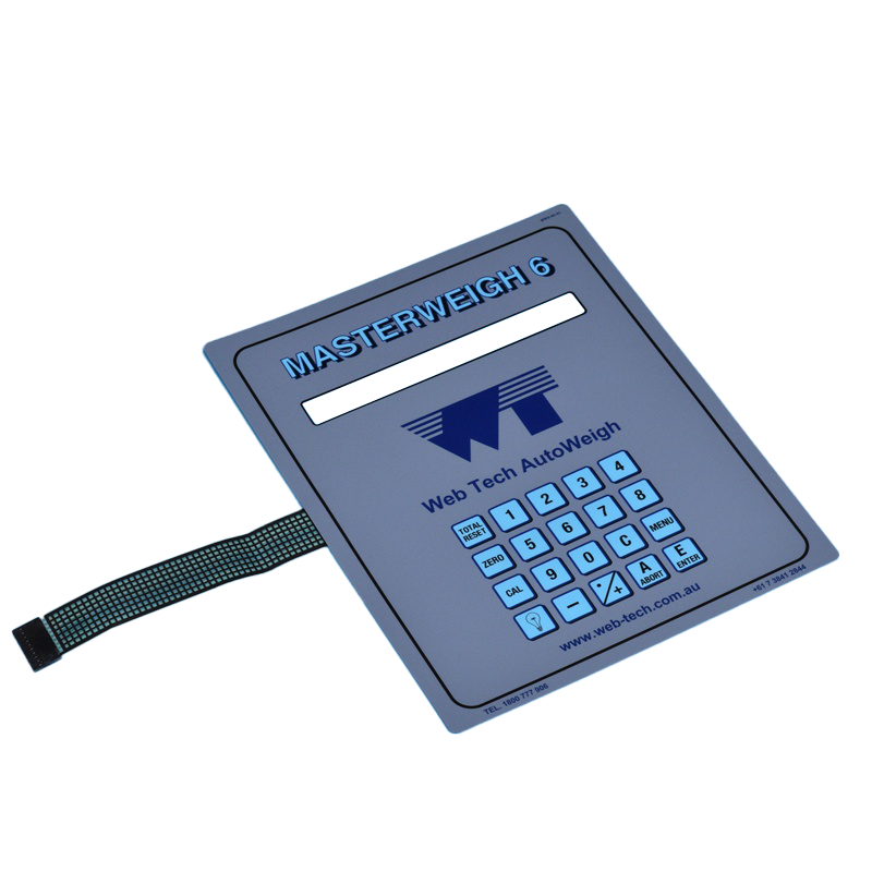 Flat Membrane Switch Keypad 