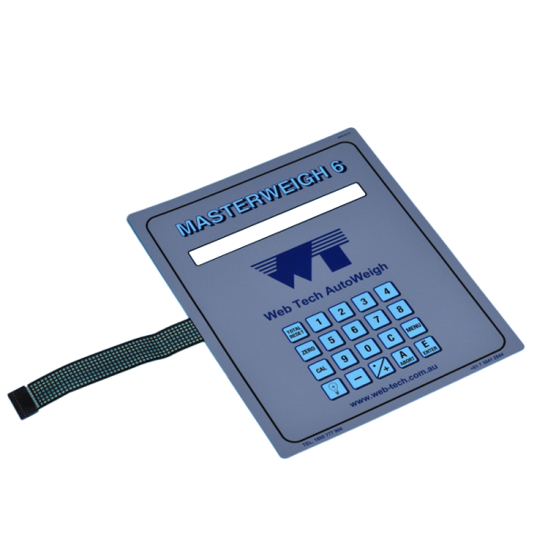 Flat Membrane Switch Keypad 