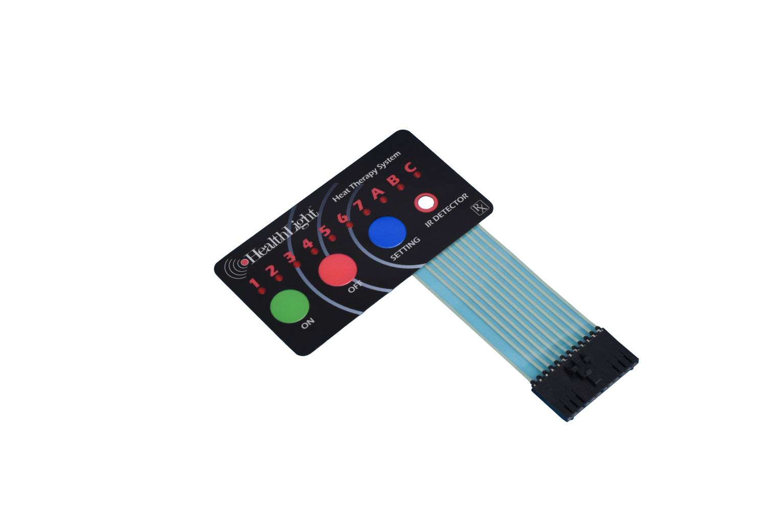 LED luminous indication key switch