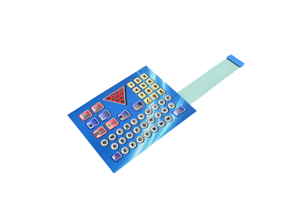 Color gradient key switch