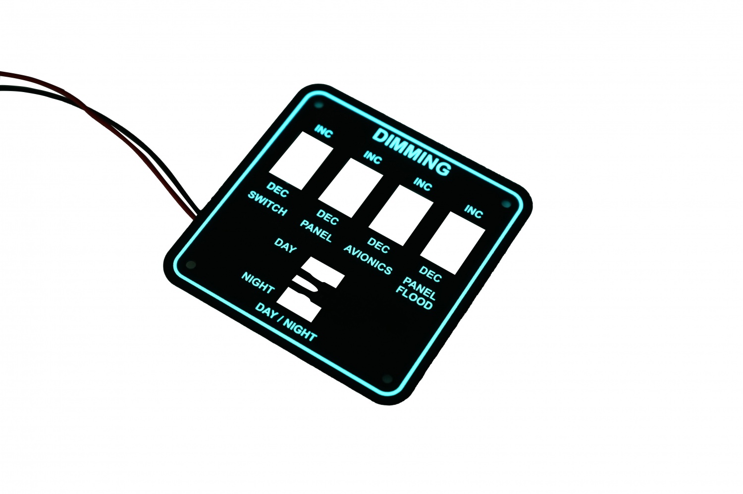 EL cold light display button