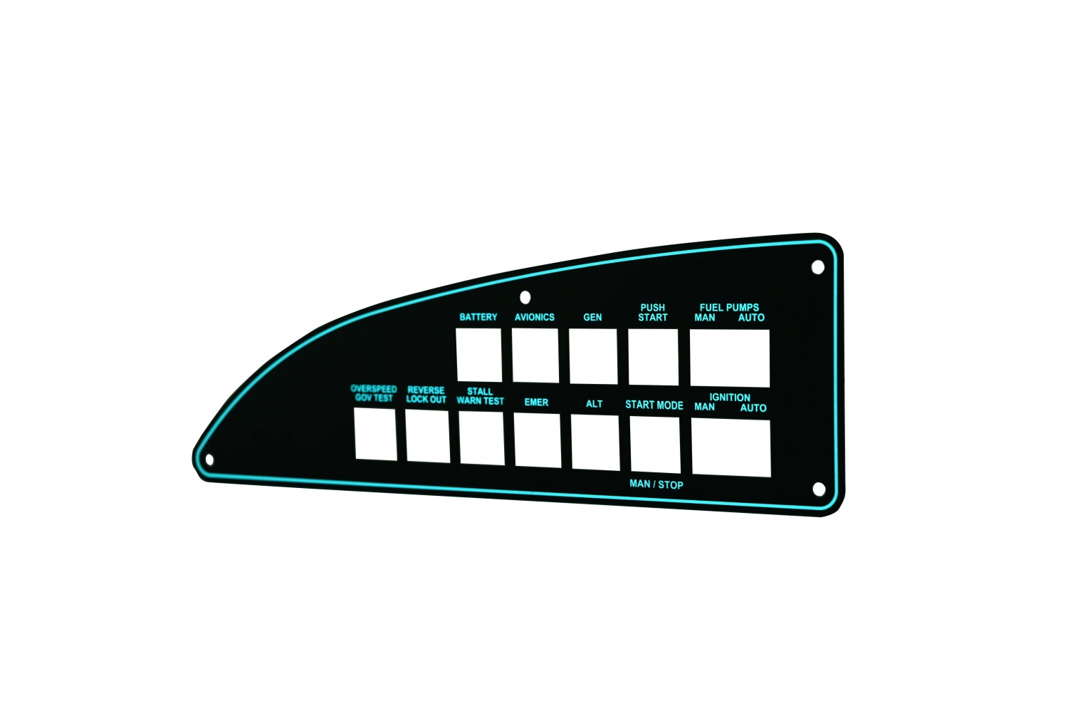 EL cold light display button