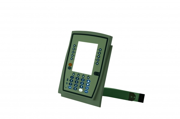 Optical fiber light guide type infusion pump button