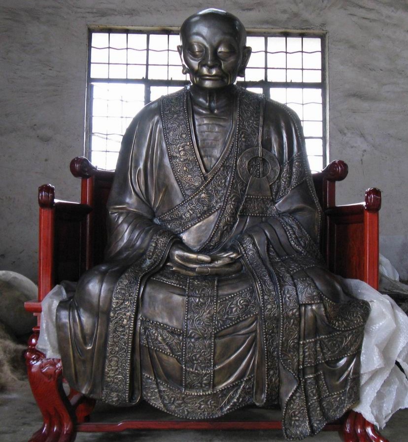 海南南山寺六祖铜像雕塑