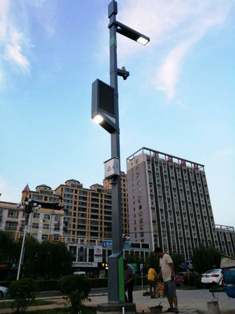 A case of smart street lamp installation on a certain street in Dalian
