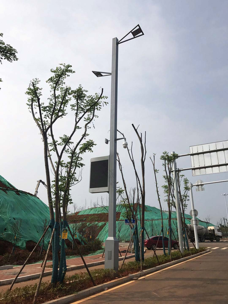 A case of smart street lamp installation in a certain street in Shijiazhuang, Hebei Province