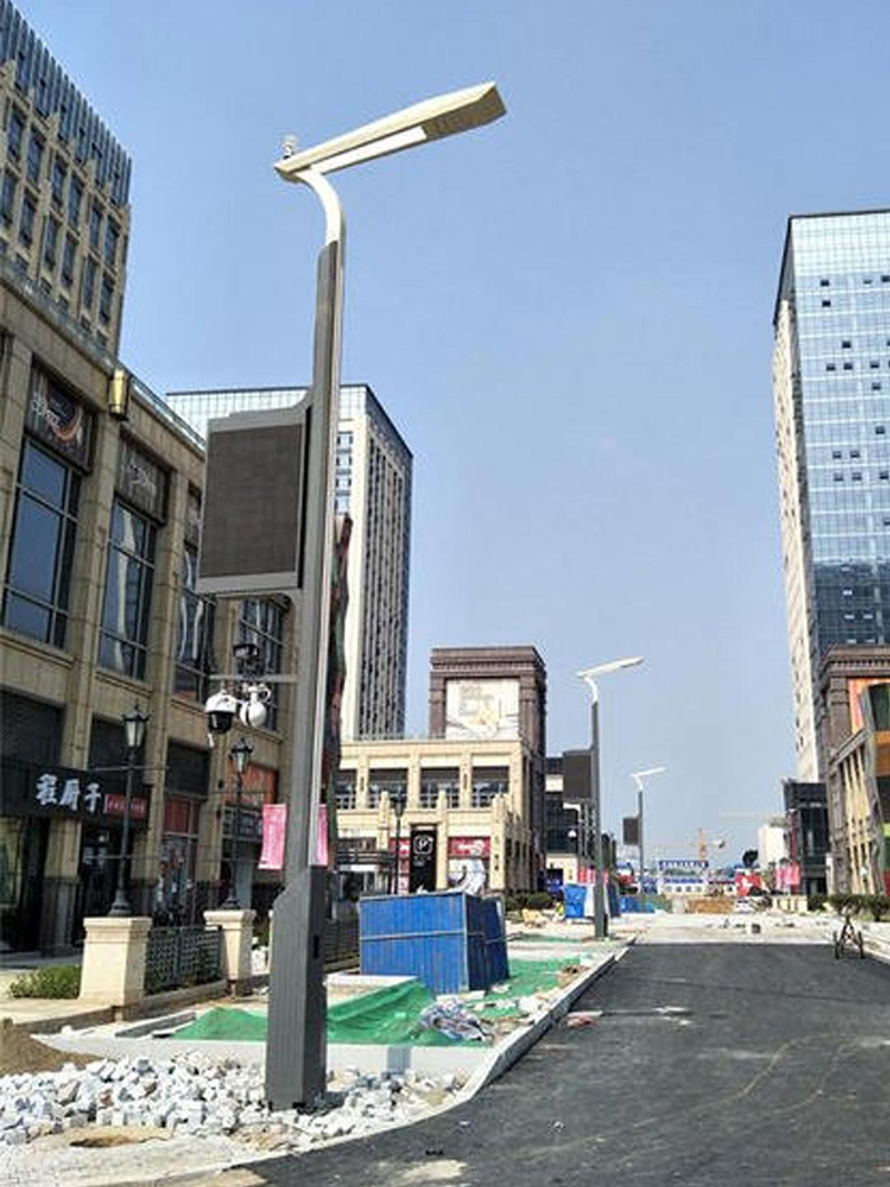 A case of smart street lamp installation in a commercial area in Shanghai