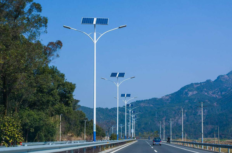 Solar street lamp lighting Project in Haicheng City