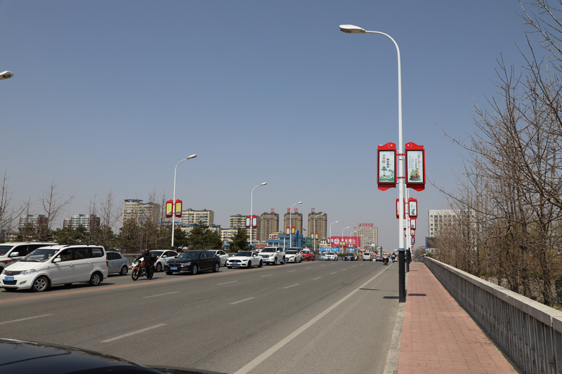 The case of street lamps on Beihuan Road in Yanshi City