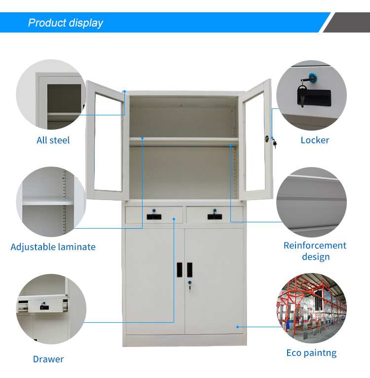2 drawer locking file cabinet