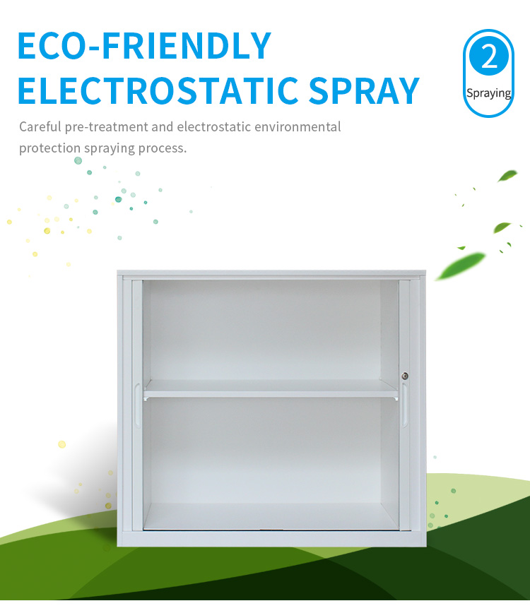 metal tambour door cabinet