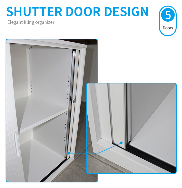 metal tambour door cabinet