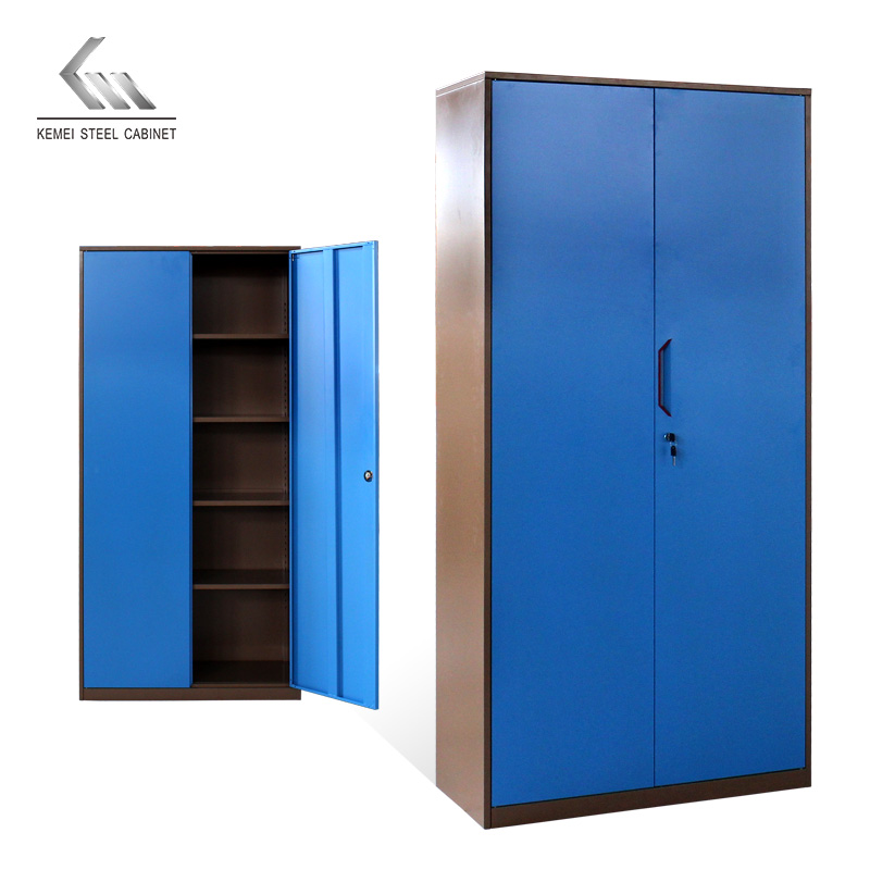 Kemei Steel Office Filing Cabinet 2 Door Storage Cupboard