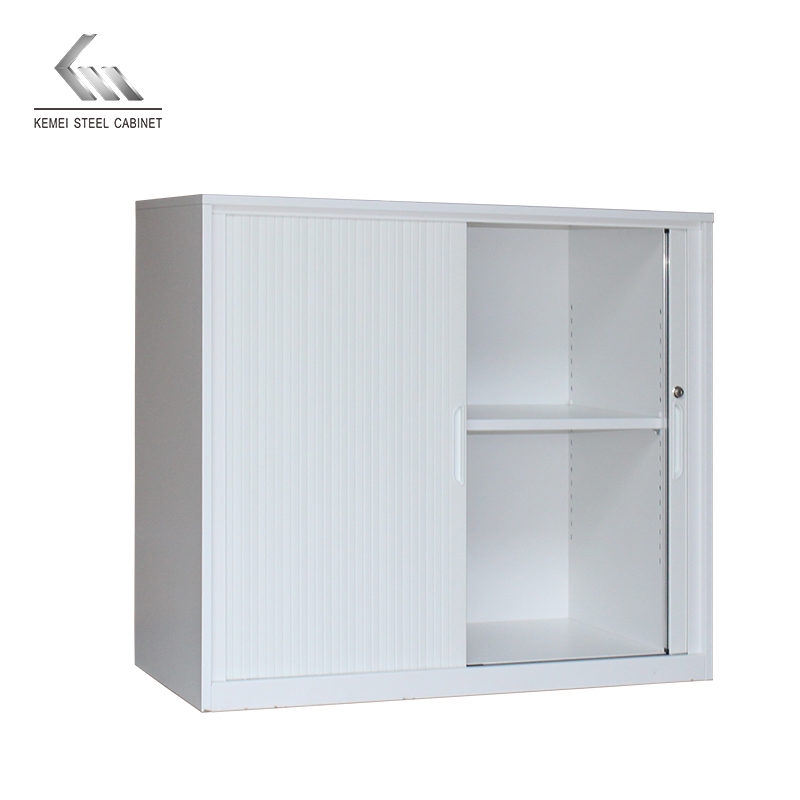 Metal Tambour Door Office Storage Cabinet